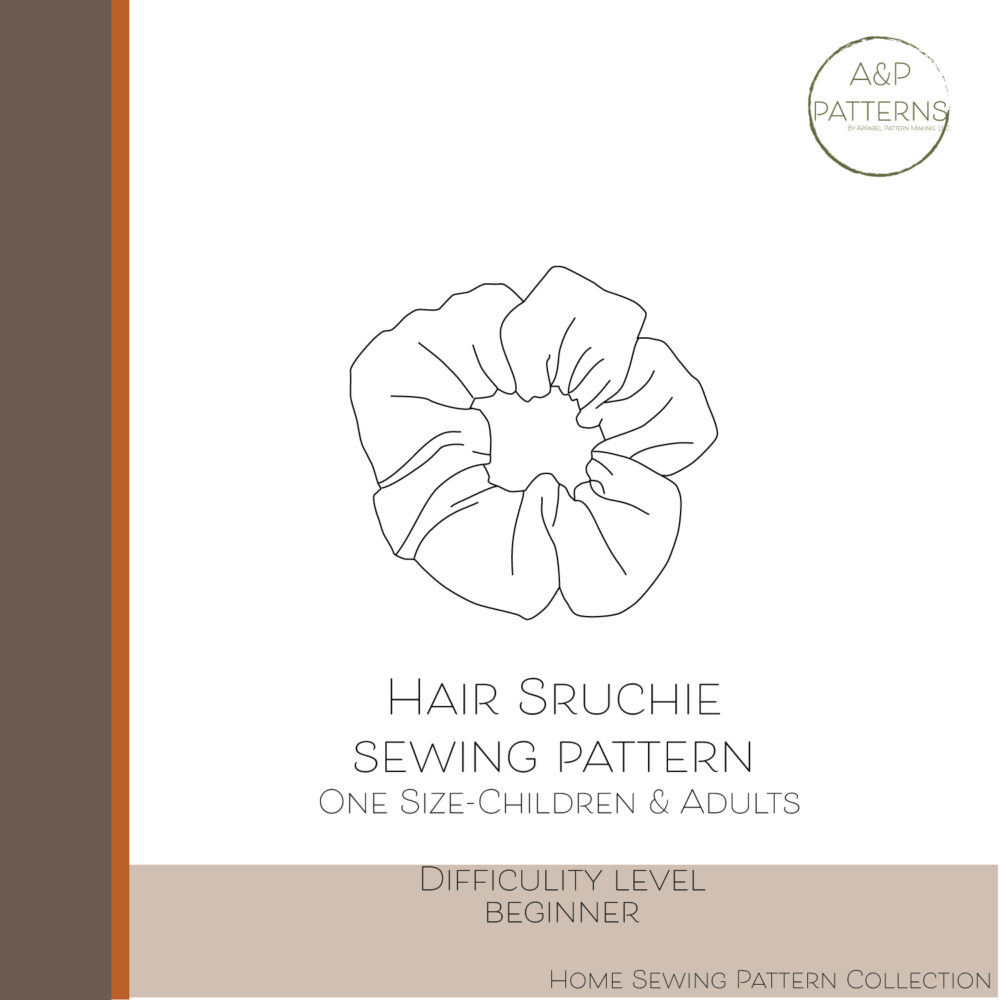 Hair Scrunchie Sewing Pattern