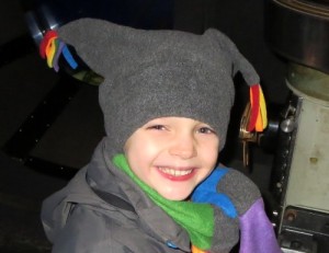 Fleece Hat Sewing Kit (Beginner Level) - One Size Fits All, Toddler through Kids, Easy Sewing - Fabric #1