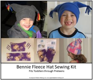 children's fleece hat sewing kit
