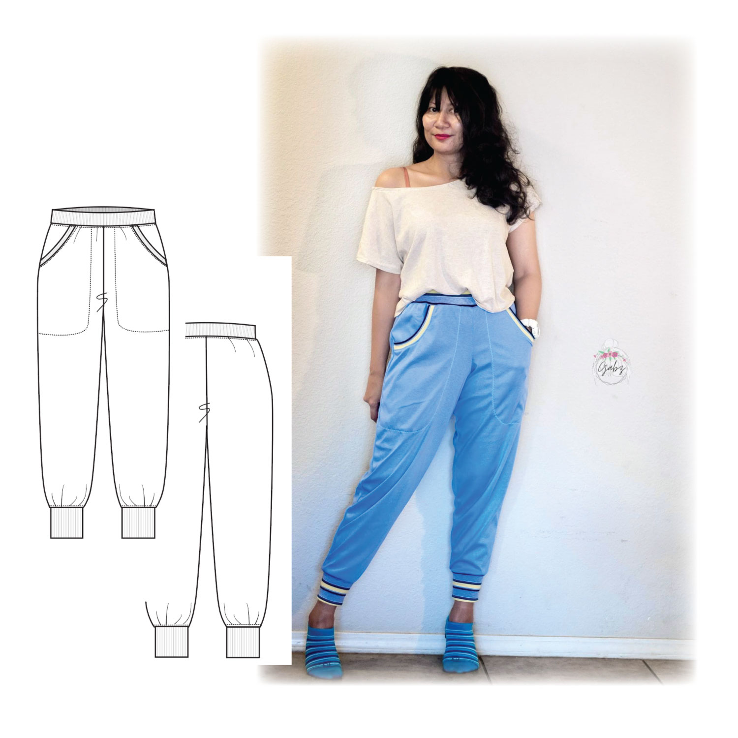 Cassie Chilling Jogger Pattern