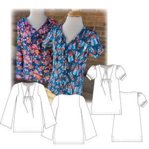 Long & Short Sleeve Peasant Top Sewing Pattern