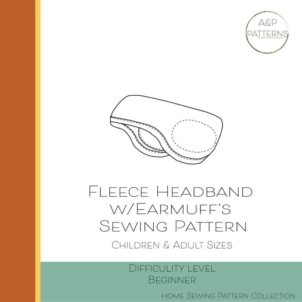 Headband Earmuffs Sewing Pattern