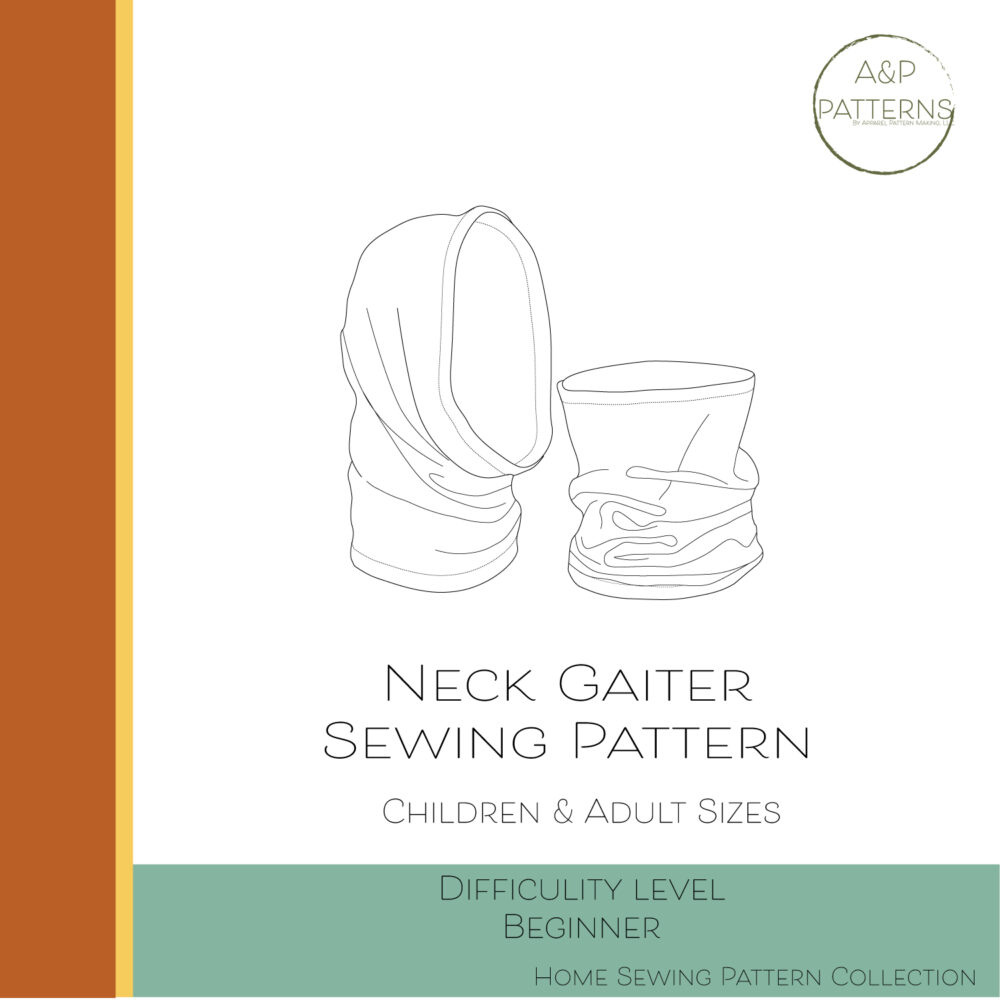 Neck Gaiter Sewing Pattern