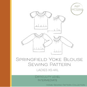 Yoke Blouse Sewing Pattern