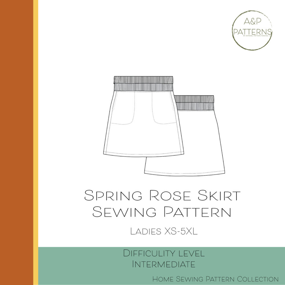 Spring Rose Skirt Sewing Pattern