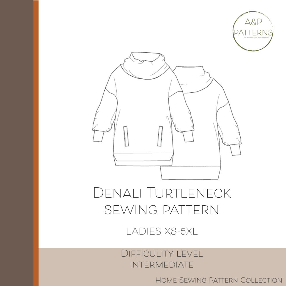 Denali Turtleneck Sewing Pattern